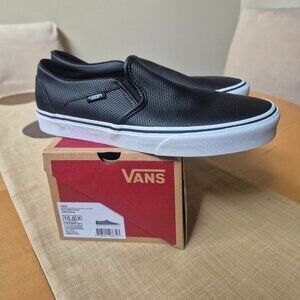 Vans Asher Classic Slip Ons Size 10W -  Brand New Never Worn
